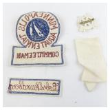 Minneapolis Aquatennial Committeeman Patch, Personalized Patch & Aqua Teens Host Pin/Ribbon