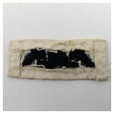 WWII USN Submarine Black on White "Dolphins" Patch