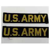 Set of Two Vintage U.S. Army Patches