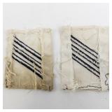 Pair of Navy E-3 Seaman Patches