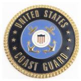 US Coast Guard Metal Desk Display Disc