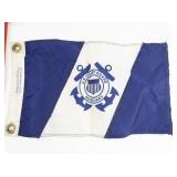 One Blue Star Active Service Military Double Sided Banner & US Coast Guard Auxiliary Flag