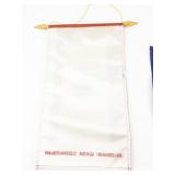 One Blue Star Active Service Military Double Sided Banner & US Coast Guard Auxiliary Flag