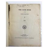 Hard to Find WWII "The Cook Book of the United States Navy" 1940