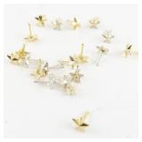 Group of 20 Uniform Star Pins