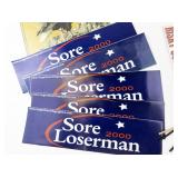 Political and Patriotic Lot - Sign, Bumper Stickers and flags