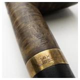 Vintage STERNCREST Briar Wood Pipe with SOLID 14K GOLD ring