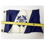 One Blue Star Active Service Military Double Sided Banner & US Coast Guard Auxiliary Flag