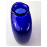 Cobalt Blue (Wiesenthalhütte ?) Glass Vase