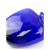 Cobalt Blue (Wiesenthalhütte ?) Glass Vase