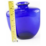 Cobalt Blue (Wiesenthalhütte ?) Glass Vase