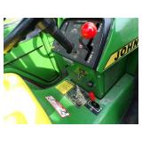 John Deere 420 Tractor, snowblower, mower, snow blade