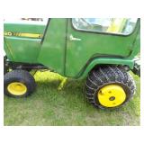 John Deere 420 Tractor, snowblower, mower, snow blade