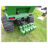 John Deere 420 Tractor, snowblower, mower, snow blade