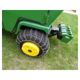 John Deere 420 Tractor, snowblower, mower, snow blade