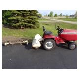 Club Cadet 782 lawn tractor with tiller and mower deck