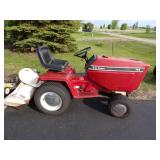 Club Cadet 782 lawn tractor with tiller and mower deck
