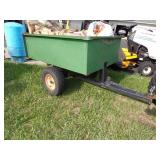 Green yard cart