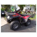 2003 Arctic Cat 400G 4 wheeler with Snow Blade