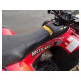2003 Arctic Cat 400G 4 wheeler with Snow Blade