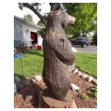 Bear carving