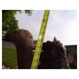 Bears on tree carving