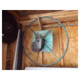 Boat lift Winch and wheel