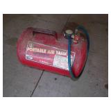 Red portable Air tank