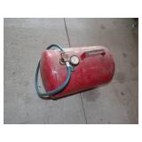 Red portable Air tank