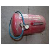 Red portable Air tank