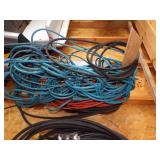 3 Extension cord- blue, orange , black and belts