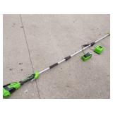 Cordless Greenworks Pole  Tree Trimmer