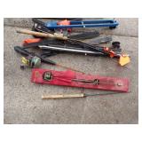 Ice Fishing Lot - tip ups and poles