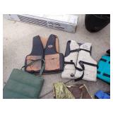 Life Jackets and boat cushions