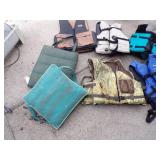 Life Jackets and boat cushions