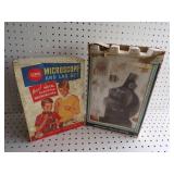 Vintage Microscope in metal box - Gilbert 13074 and Microscope in box