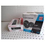 Bluetooth radio and 5.25" speakers