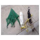 Minnow Net and Bumper on Yellow Rope