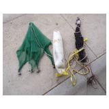 Minnow Net and Bumper on Yellow Rope