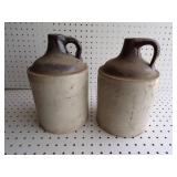 Vintage Stoneware Crock Jugs