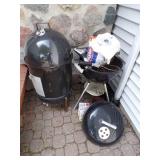Smoker and Charcoal Grill