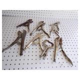 Lot of Locking Pliers Set