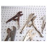 Lot of Locking Pliers Set