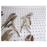 Lot of Locking Pliers Set