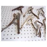 Lot of Locking Pliers Set