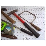 Lot of Tools - Hammer, 2 Tape measures..etc.