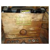Vintage Tap and Die Set in Wood Case