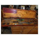 Vintage Large Tap and Die Set in Wood Case
