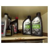Top 2 Shelves - Auto Fluids- See Pictures
