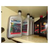 Top 2 Shelves - Auto Fluids- See Pictures